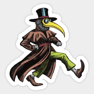 Plague Doctor Strut Sticker